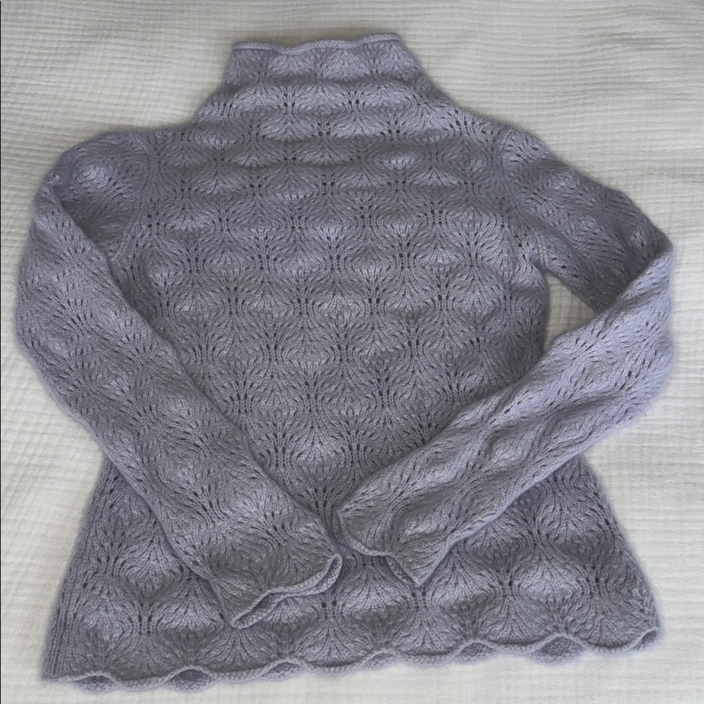TSE Lavender cashmere Cowl Neck Sweater